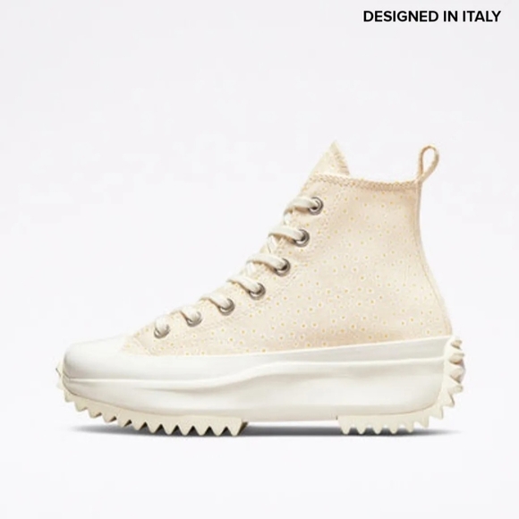 Converse Run Star Hike Hi Platform Daisy Women's Sz: / A03340C - Picture 4 of 14